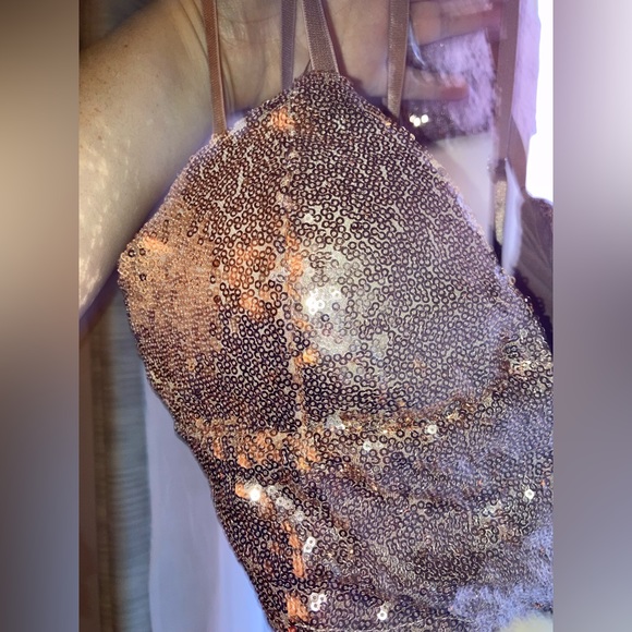 Revamped La Nuit Rose Gold Spaghetti Strap Bustier with Zipper! 3 XS, 2 S, 2 M! - Picture 13 of 13